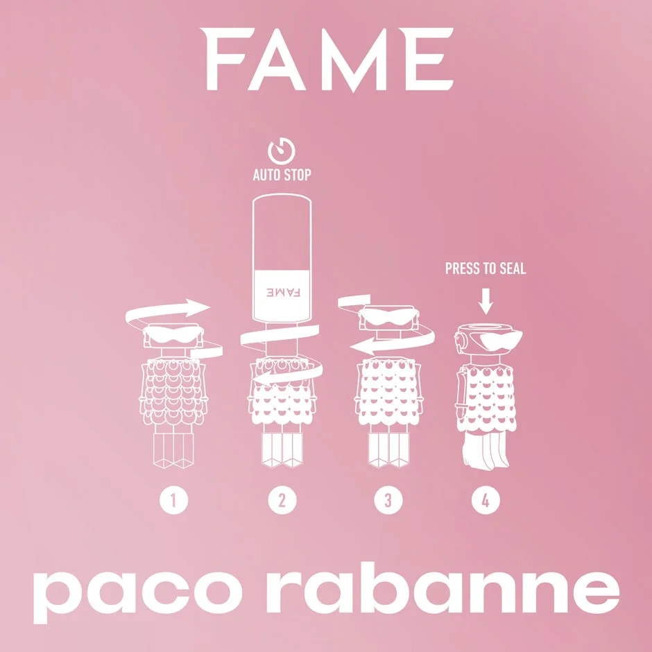 RABANNE Fame Collector Blooming Pink
