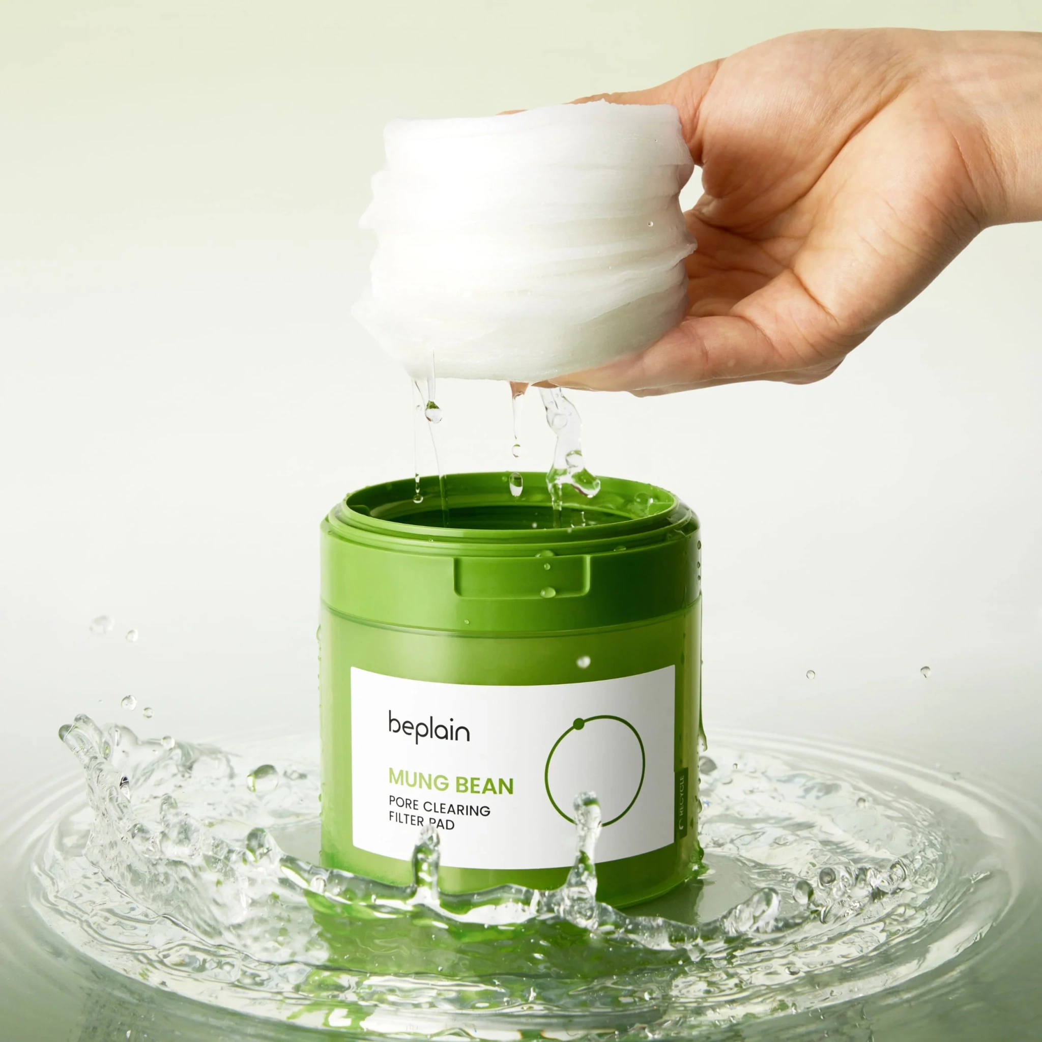 Beplain Mung Bean Pore Clearing Filter Pad, 70 stk.