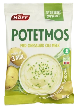 Potetmos m/Gressløk& Melk 100g Hoff