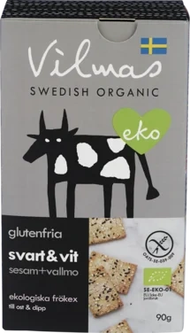 Vilma's Black & White Crackers 90g