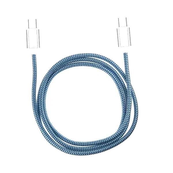 Metallic Ladekabel USB c til USB C - 1 meter