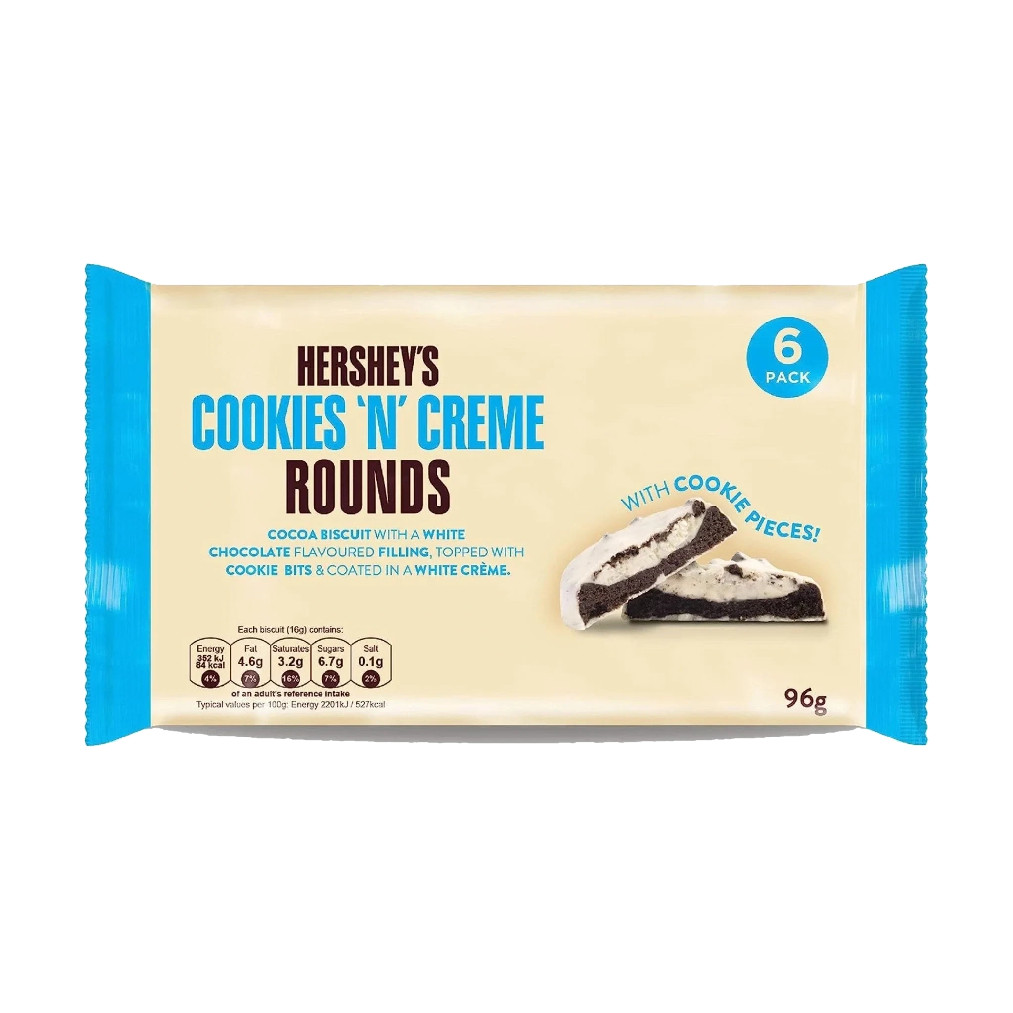 Hershey's Cookies 'n Creme Rounds 96 g DATOVARE