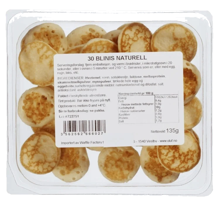 Blinis Coctail Frosne 135g