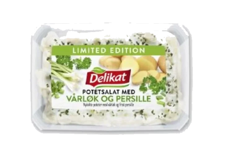Potetsalat Vårløk& Persille 650g Delikat