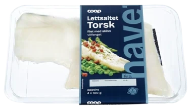 Lettsaltet Torsk 400g