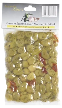Oliven u/sten m/sitron 250g Gourmet Line's
