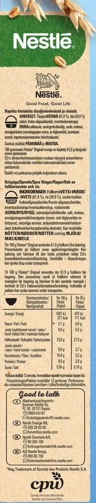 Fitness frokostblanding