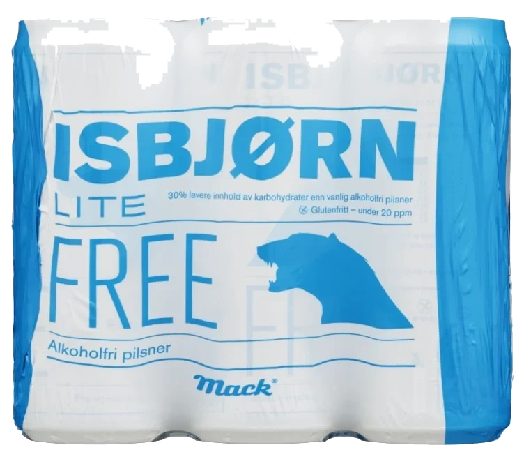 Mack Isbjørn Lite Free 0,33lx6 boks