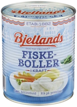 Fiskeboller i Kraft 800g Bjellands