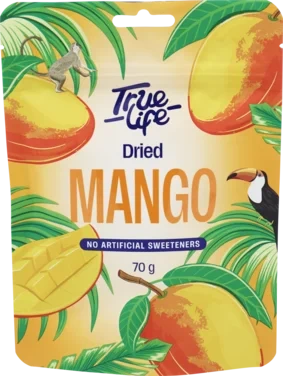 Tørket Mango 70g True Life