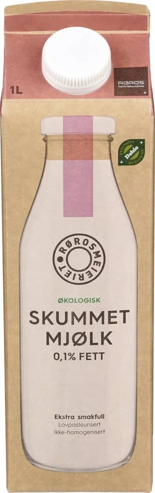 Økologisk skummetmjølk