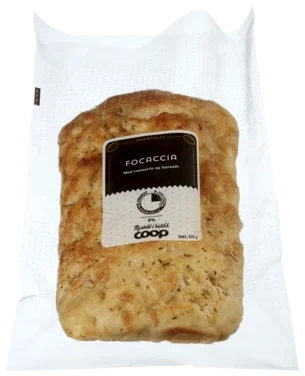 Coop Focaccia med Rosmarin og Havsalt Bs 400g