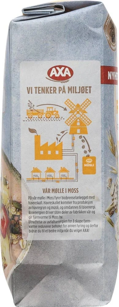 Müsli med frø og kjerner
