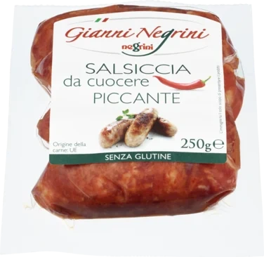 Salsiccia m/Chili 250g Negrini