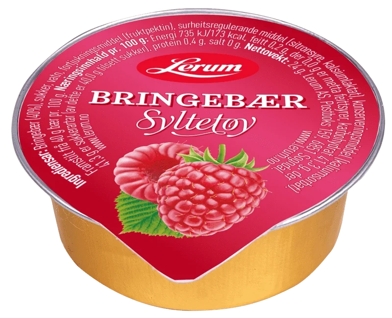 Nora Bringebærsyltetøy 25g