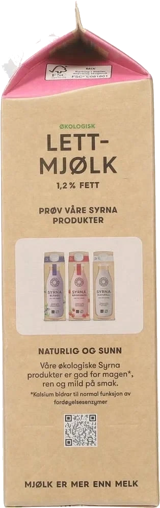 Økologisk lettmjølk