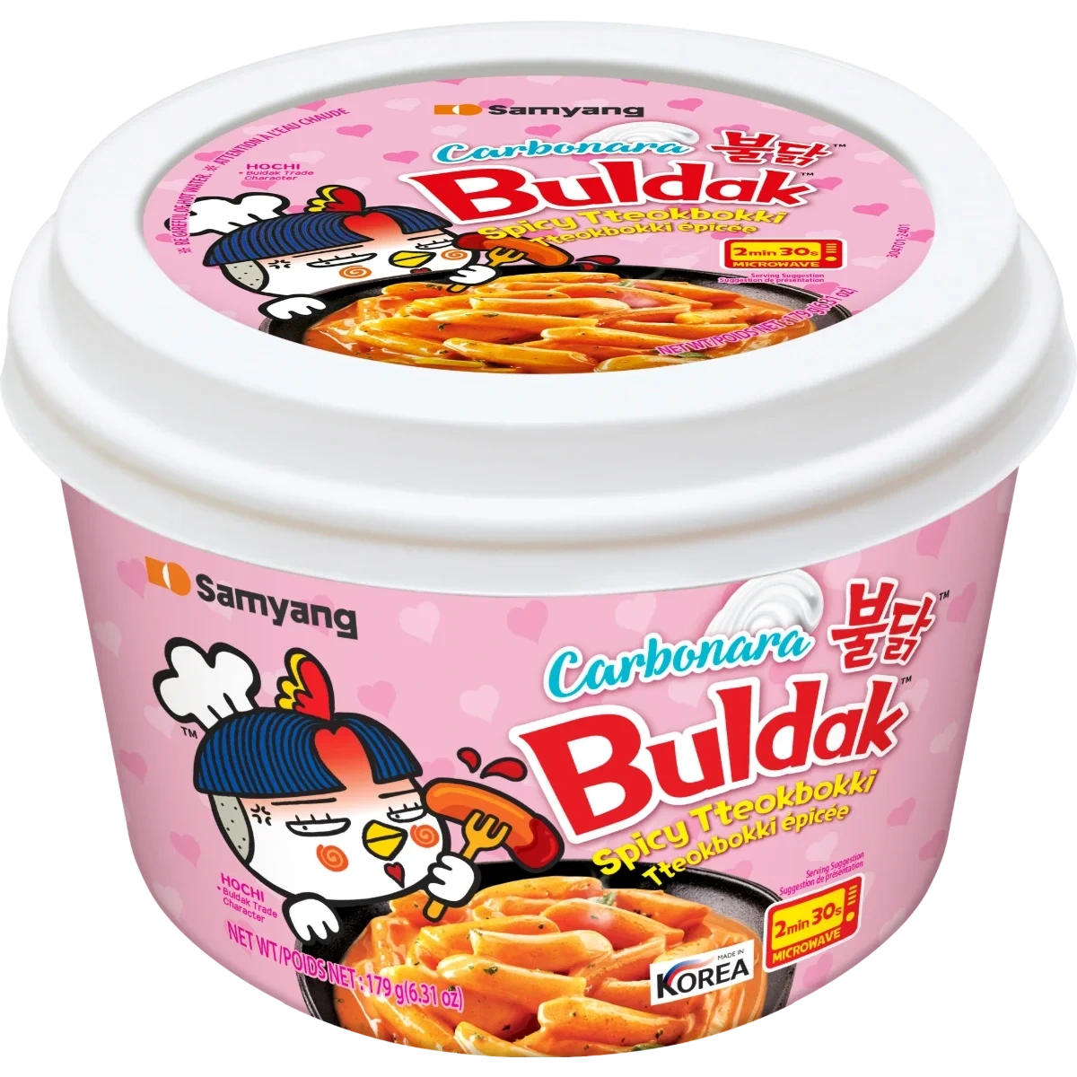 Samyang Buldak Instant Topokki Carbonara 179g