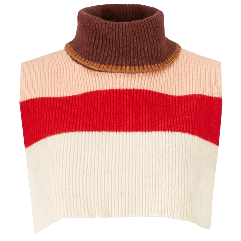 Becksöndergaard Colby Block Bib Neck Fiery Red