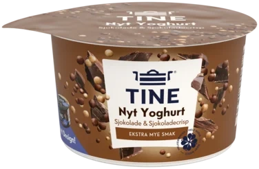 Tine Yoghurt Nyt Sjoko&sjokoladecrisp 122g