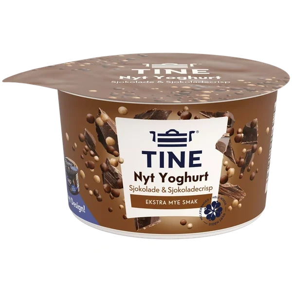 Tine Yoghurt Nyt Sjoko&sjokoladecrisp 122g