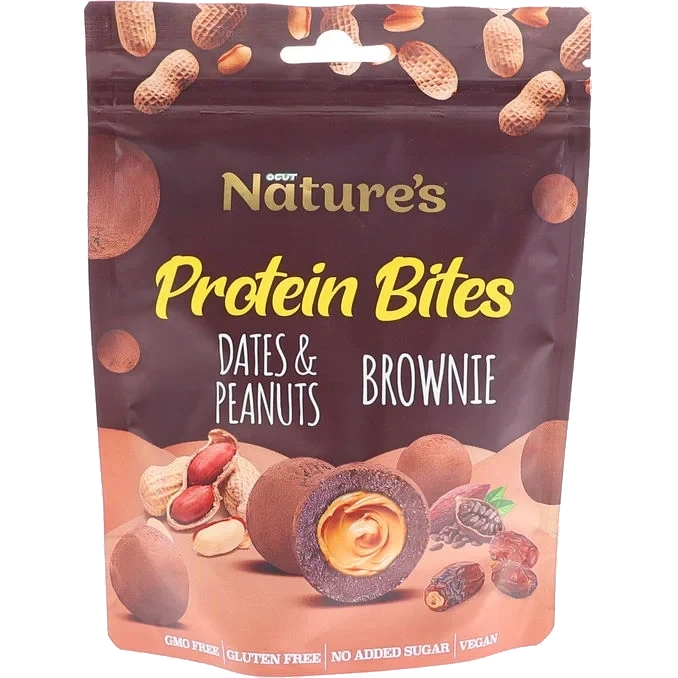 Dadelbollar Jordnötsbrownie