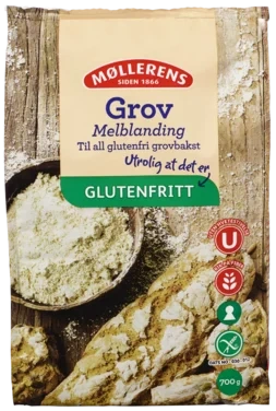 Melblanding Grov Glutenfri 700g Møllerens
