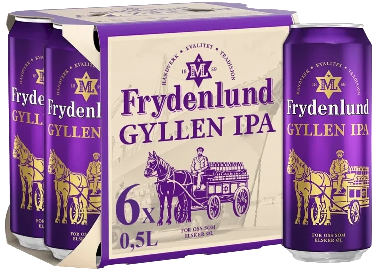 Frydenlund Gyllen Ipa 0,5lx6 boks