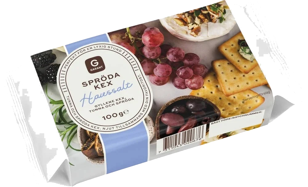 Spröda Kex Havssalt