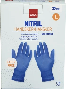 Nitrile gloves Large