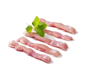 Kycklinglårfilé strimlad 24mm
