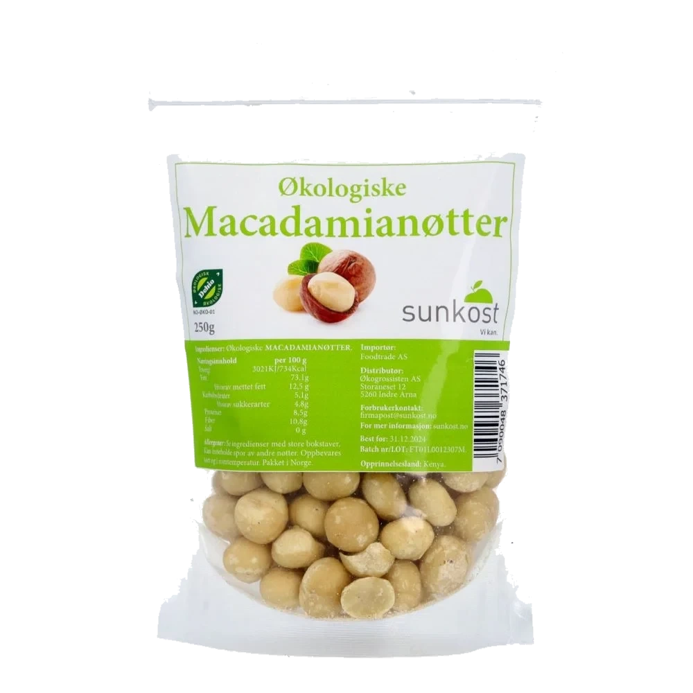Macadamianøtter