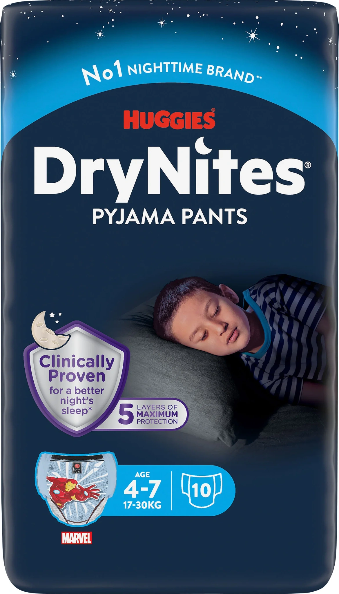 Blöjor Pyjama Pants 17-30 Kg 10-pack