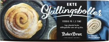 Skillingsboller Deigemne 8pk Fra Baker Brun