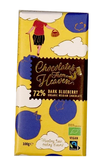 Chocolates From Heaven Dark Bluberry 100g