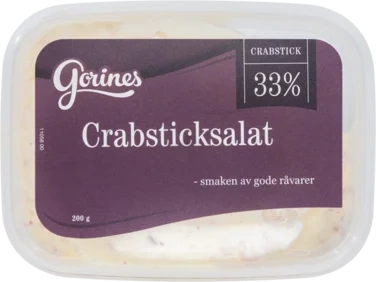Crabsticksalat, 200g, Gorines