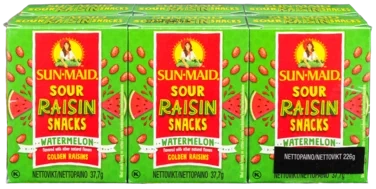Sun Maid Rosiner Sour Watermelon 6-pack 37.7gx6