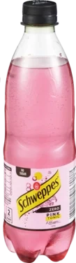 Pink Tonic Zero 0,5l flaske Schweppes