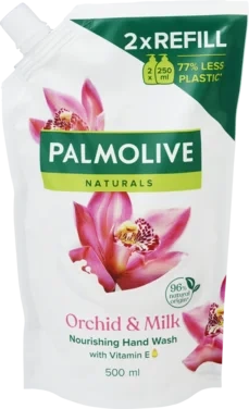 Palmolive Flytende Håndsåpe Milk & Orchid Refillpose 500ml