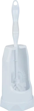 Toalettbørste Hvit Ø74mm 44x13x13cm Pp