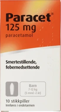 Paracet 125mg Stikkpiller
