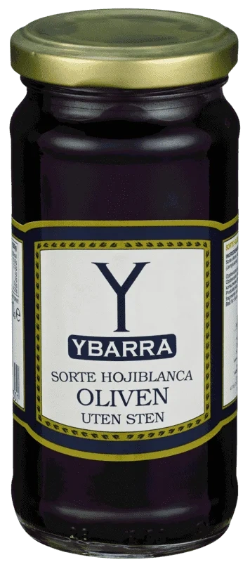 Oliven Sorte U/sten 230g Ybarra