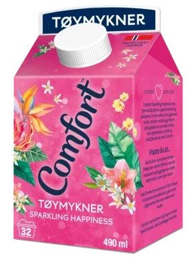 Comfort Tøymykner Sparkling Happiness 490ml