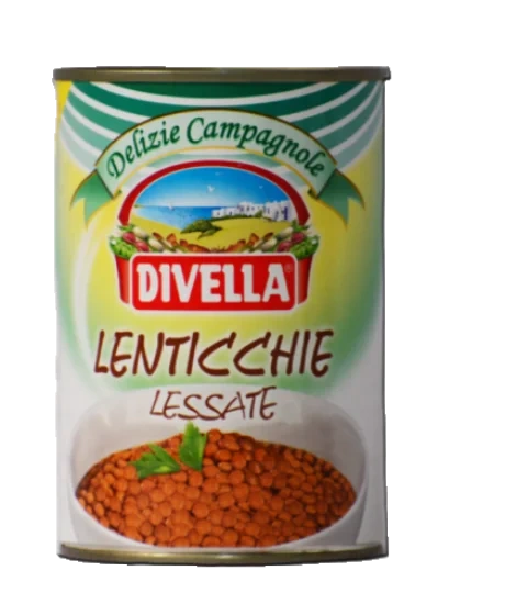 Divella Linser på boks 400gr