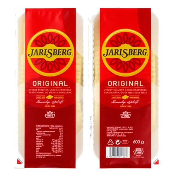 Jarlsberg Skivet 600g Hotellbrett 40 Skiver