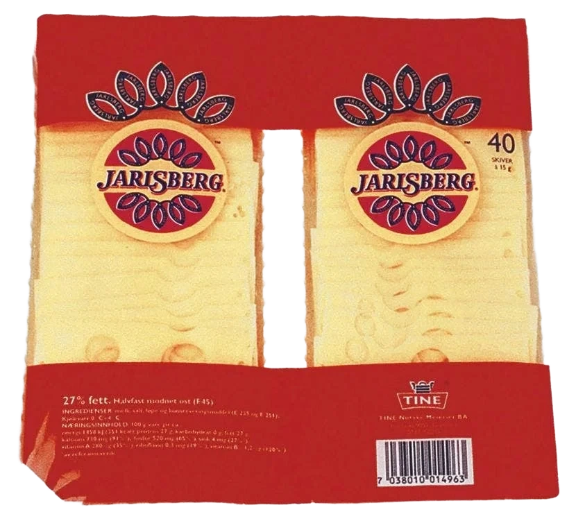 Jarlsberg Skivet 600g Hotellbrett 40 Skiver