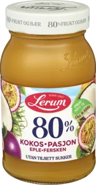 80% Kokos/Pasjon 335g Lerum