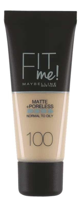 Maybelline New York Fit Me Matte + Poreless Foundation 100 Warm Ivory