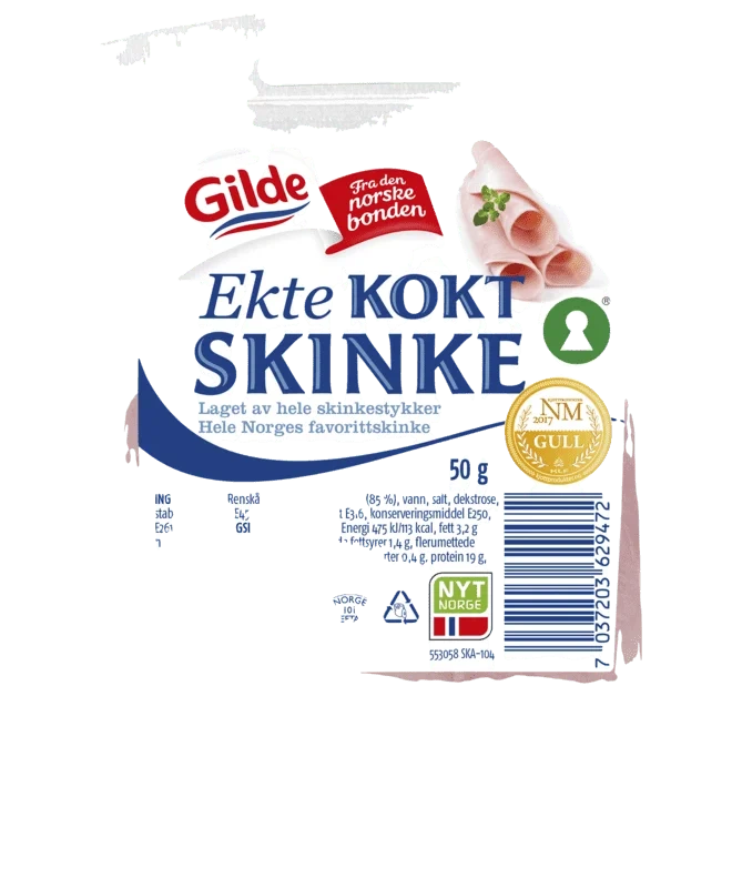 Gilde Ekte Kokt Skinke 50g