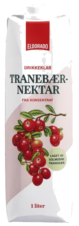 Tranebærnektar 1l Eldorado