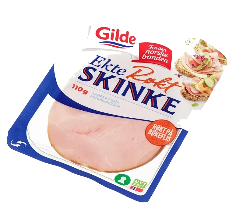 Skinke Røkt skivet 110g Gilde